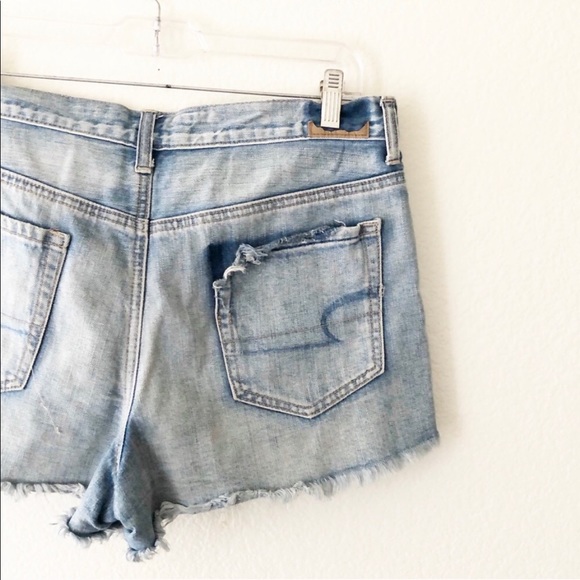 AEO Vintage Hi-Rise Festival distressed shorts 10 - Picture 6 of 10